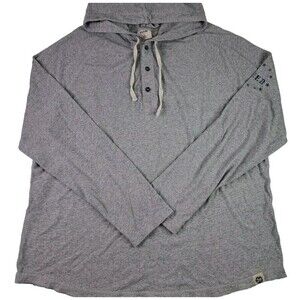Feed USA Target Light Gray Hooded Tee Mens Size XXL